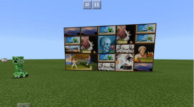 paintings in Minecraft