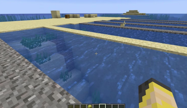 What is the easiest way to drain oceans in Minecraft?